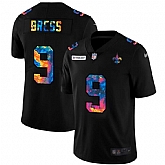 Nike Saints 9 Drew Brees Black Vapor Untouchable Fashion Limited Jersey Yhua